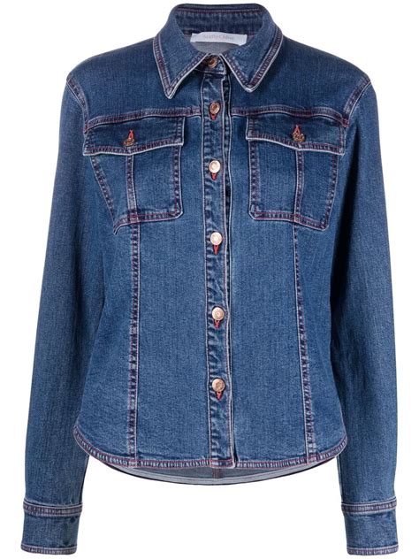 see by chloe denim jacket|see by chloe dresses.